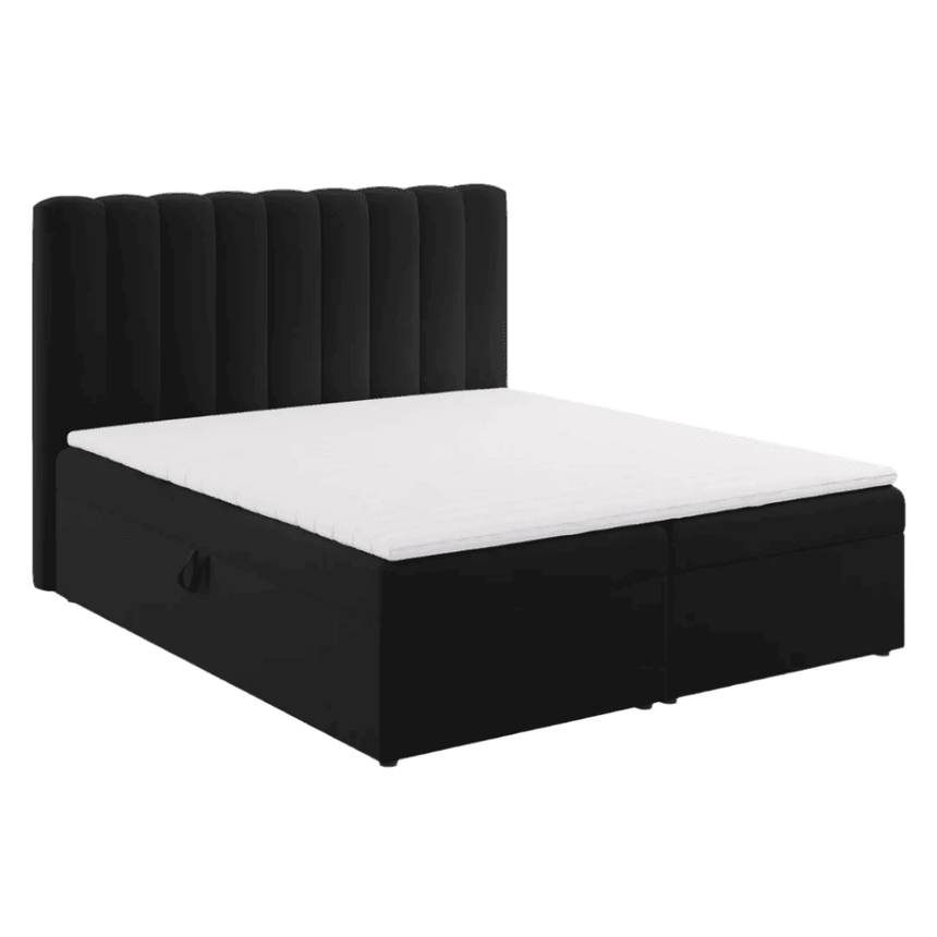 Kelp velvet double bed 140x200