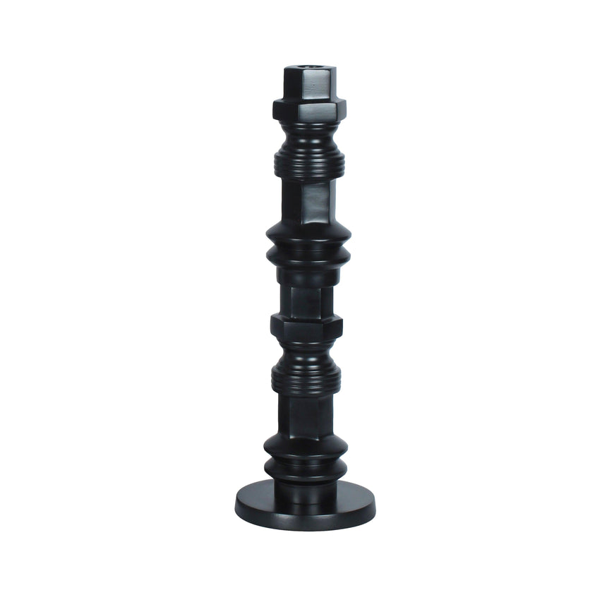 Totem metal candle holder large