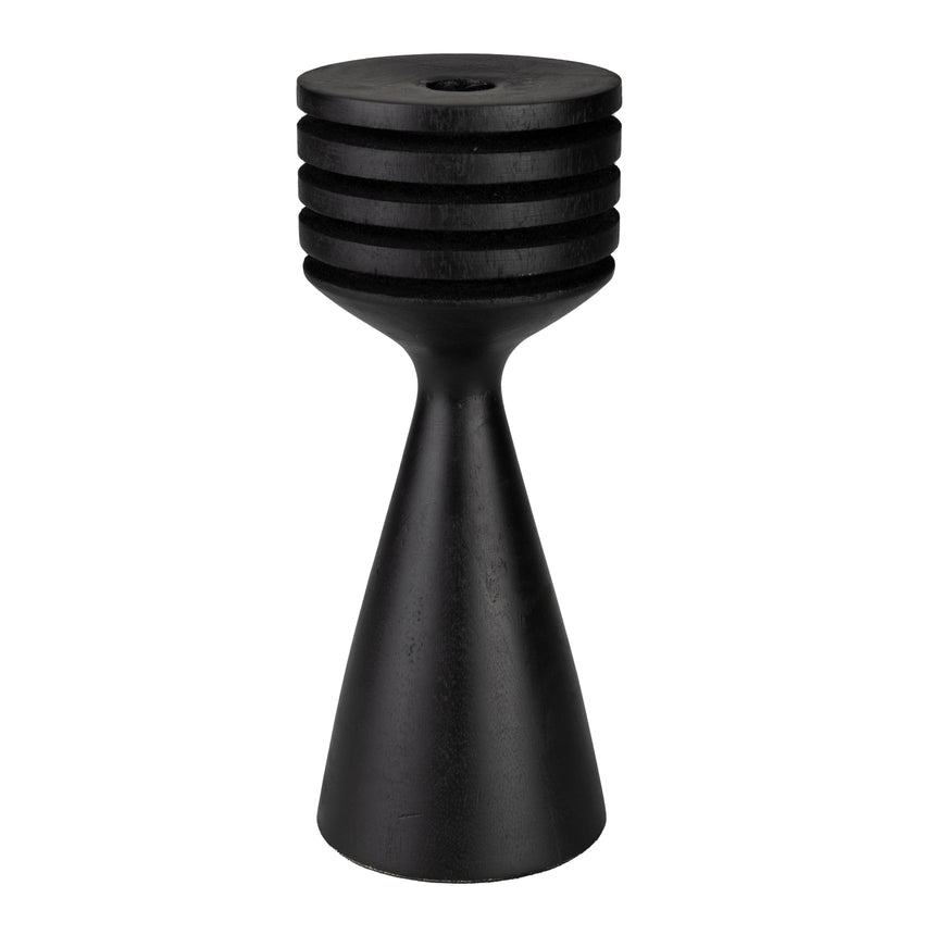 Hoover wooden candle holder