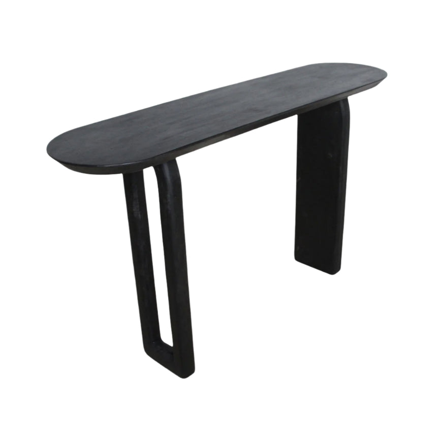 Bullnose Wood Console Table