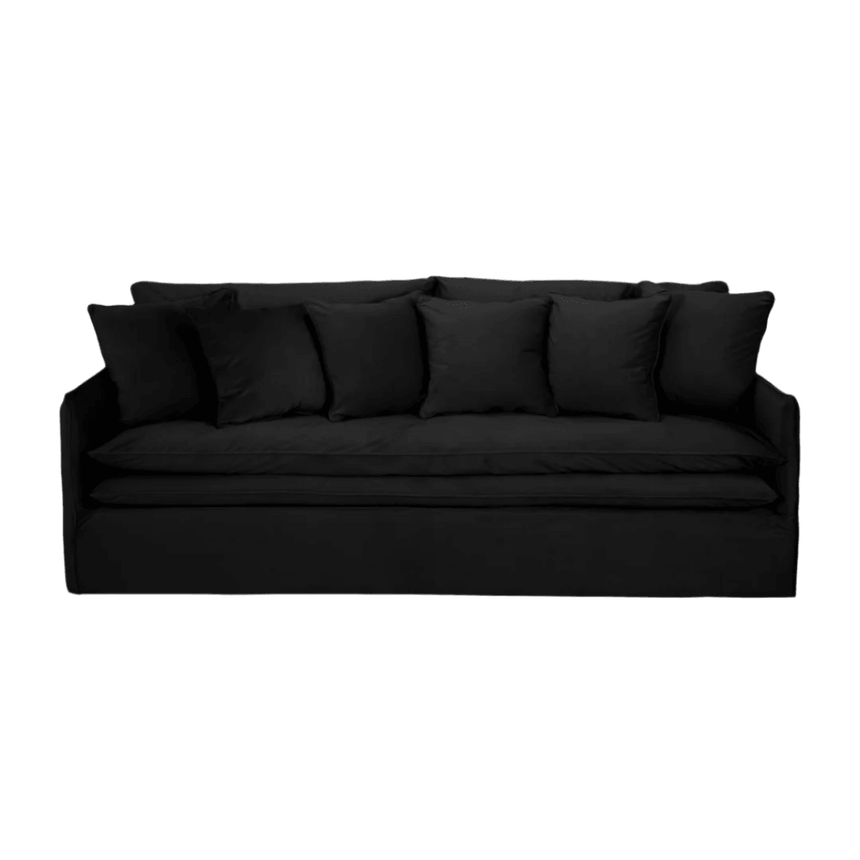 Boho 4-seater velvet sofa