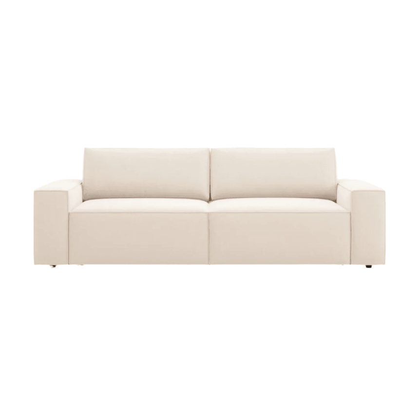 Jodie 3-seater velvet sofa 247x107