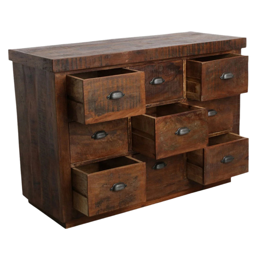 Factory 9 fiókos komód