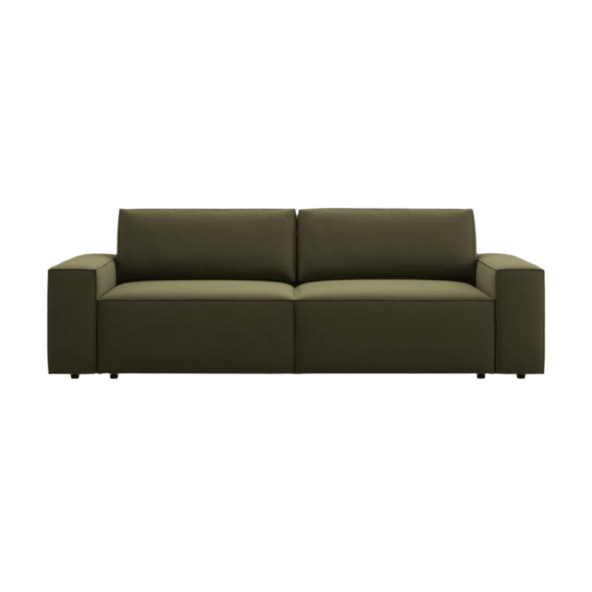 Jodie 3-seater velvet sofa 247x107
