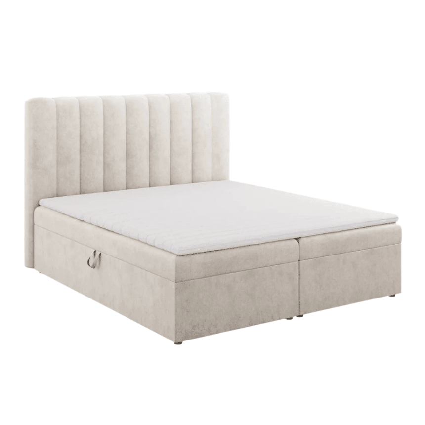 Kelp fabric double bed 160x200