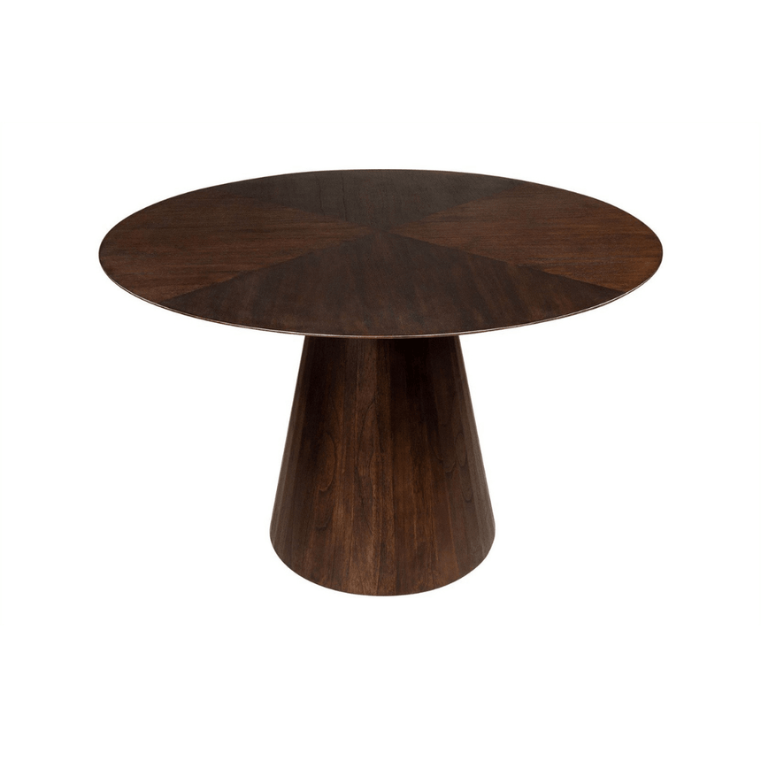 Congo wooden dining table Ø120