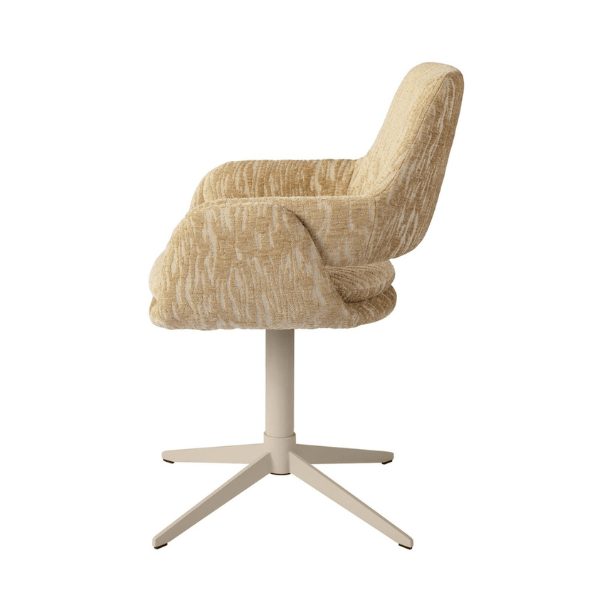Harvey mura fabric swivel chair