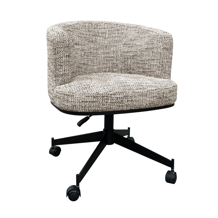 Rochenne fabric rolling chair