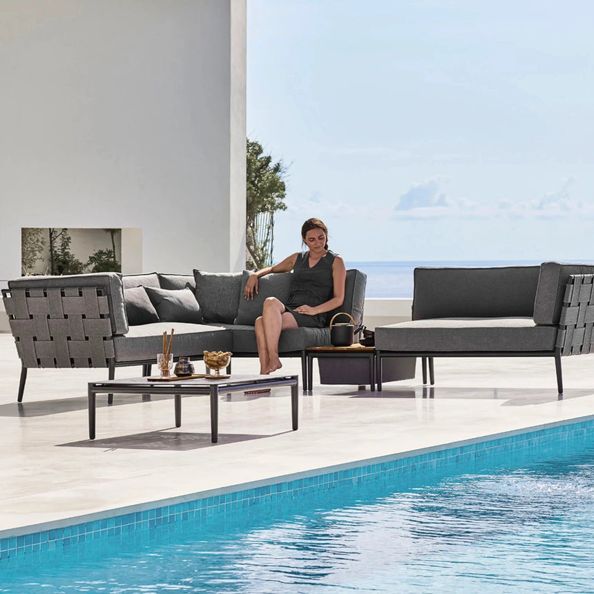 Conic fém kerti dohányzóasztal