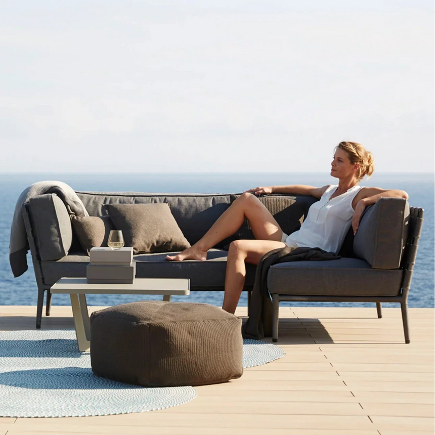 Conic szövet kerti sarokkanapé 222x140