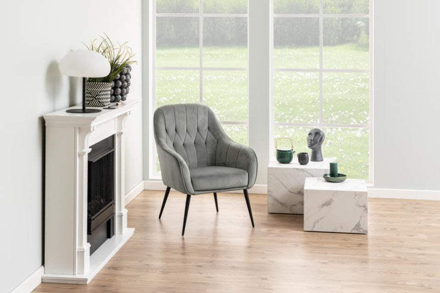 Dice marble effect coffee table set 58x58