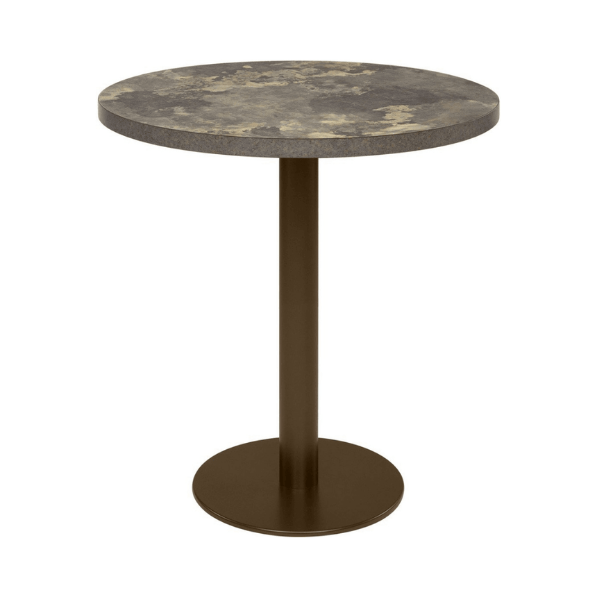 Elliot marble effect dining table Ø70