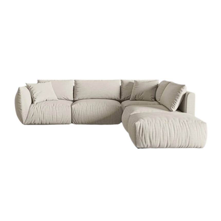 Chris jobbos szövet sarokkanapé 290