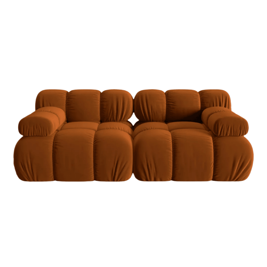 Bellis 2-seater velvet sofa