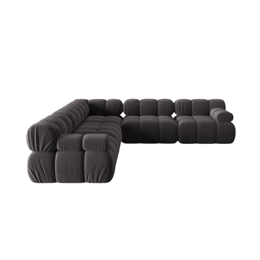 Bellis velvet corner sofa