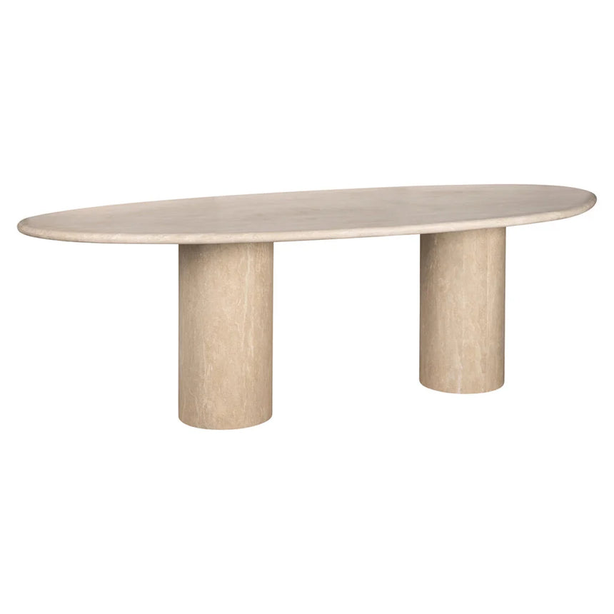 Renaissance limestone dining table 240x100
