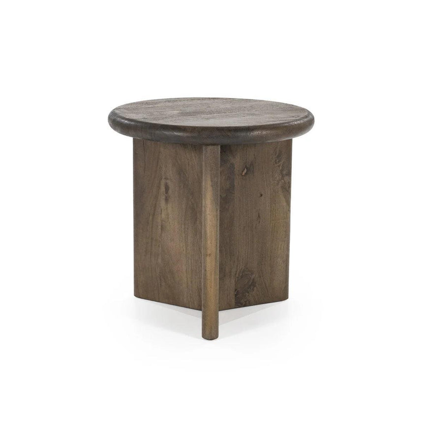 Leoti wooden storage table Ø45