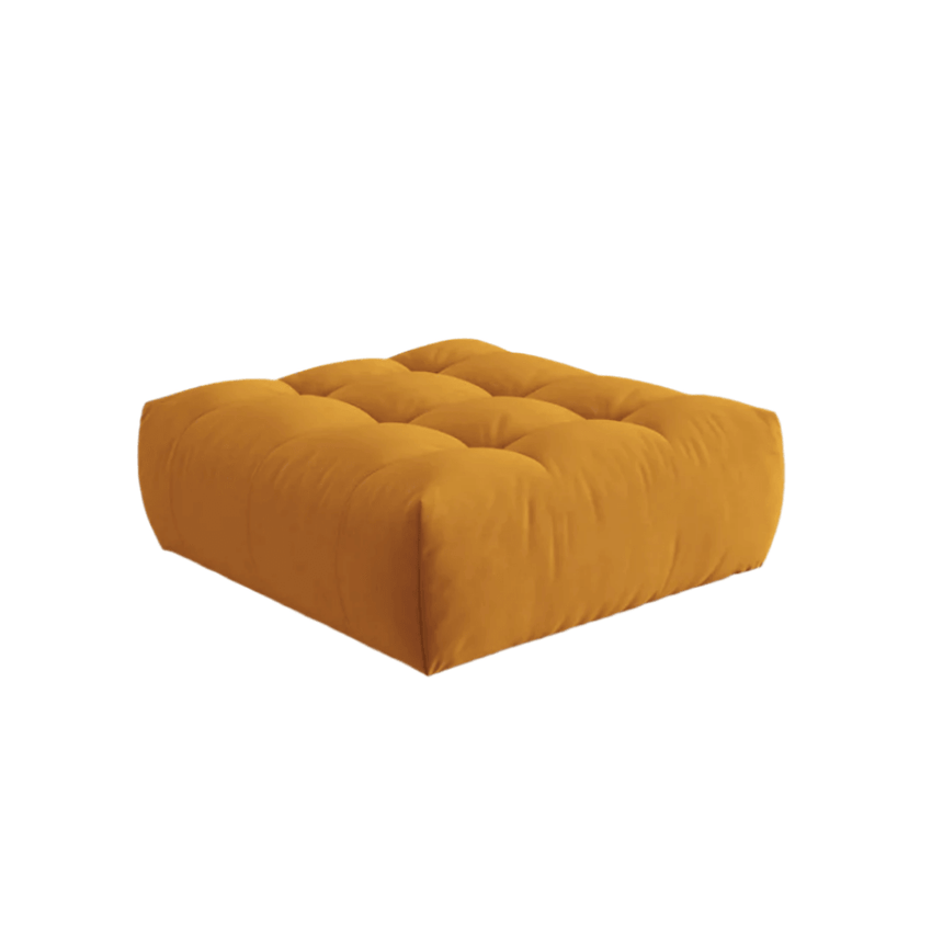 Bloom velvet pouf