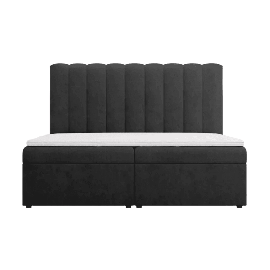 Kelp fabric double bed 160x200