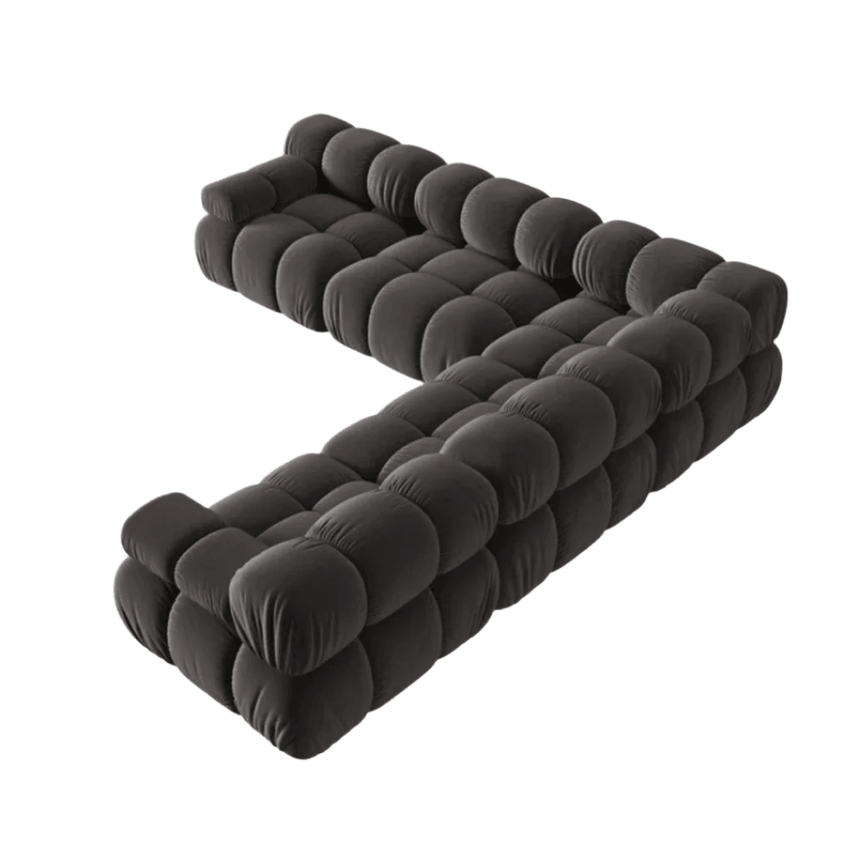 Bellis velvet corner sofa