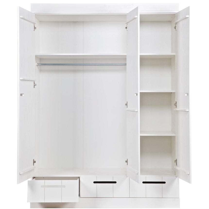 Connect 140 cm-es ruhásszekrény (3 ajtós)