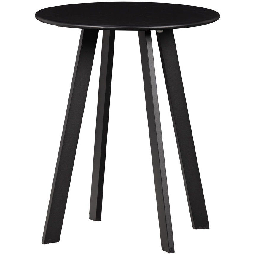 Fer fém dohányzó- és lerakóasztal – Ø 40 cm