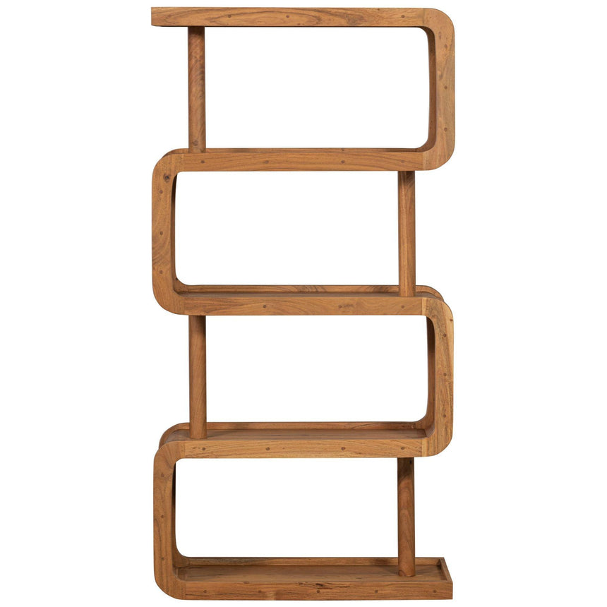 Rattle akácfa natural könyvesszekrény-0