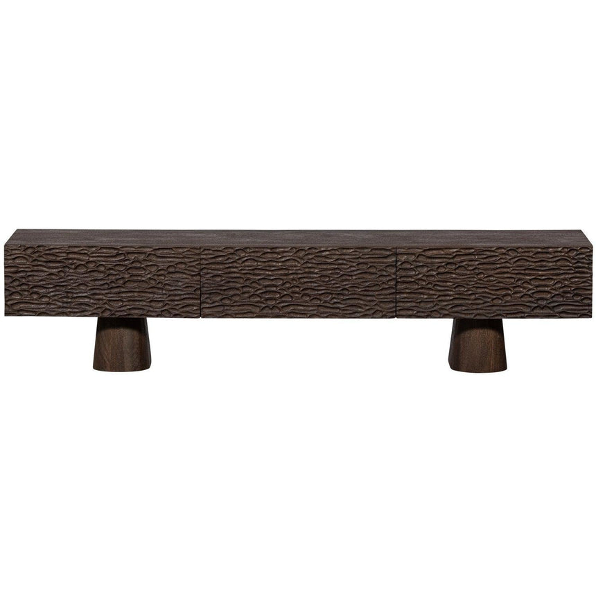 Crumble 3 fiókos fa TV állvány - Dutch Home