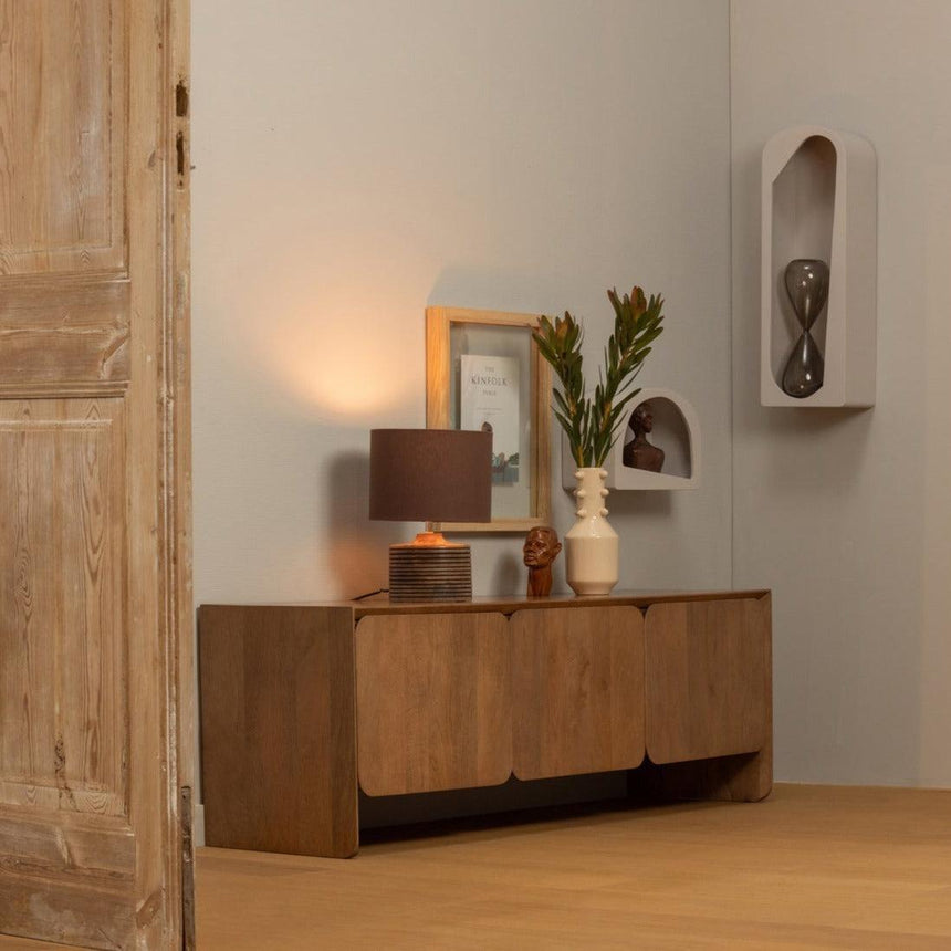 Noam hosszúkás fa polc - Dutch Home