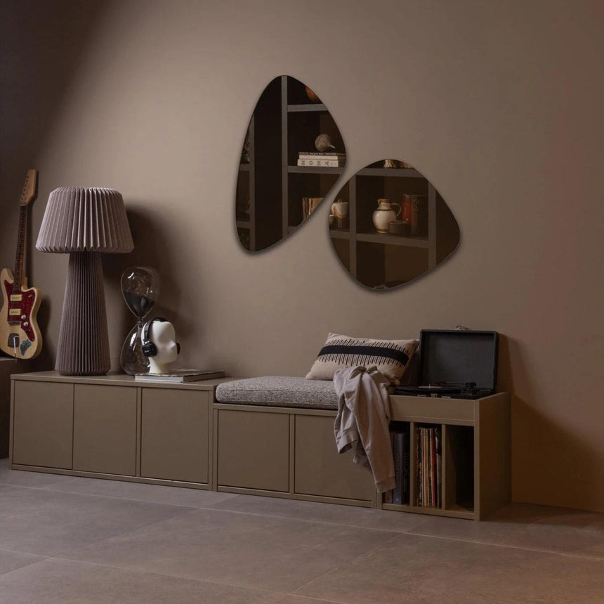 Turner 3 ajtós fa TV állvány - Dutch Home