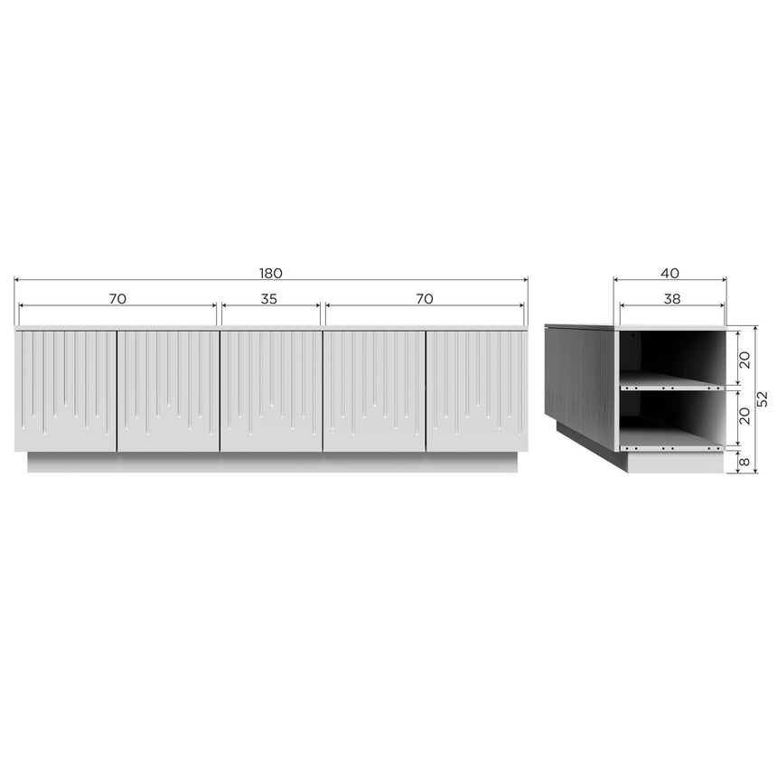 Pencil fa TV állvány - Dutch Home