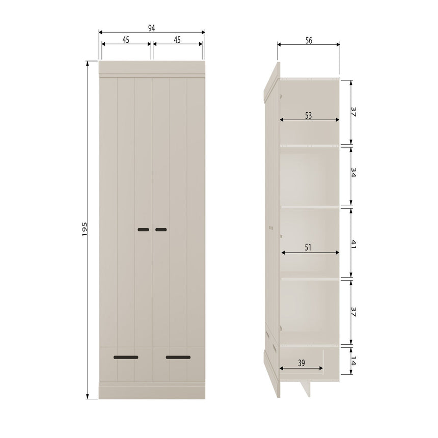 Connect fa kabinet 94x195