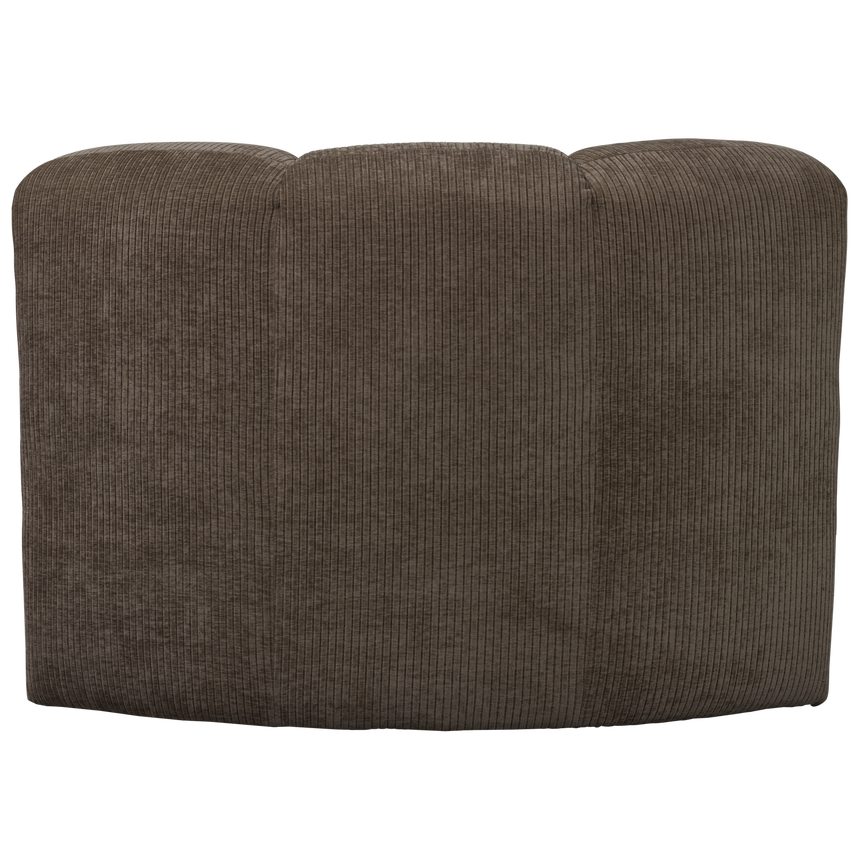 Mojo sarok étkezőpad háttámlával – Luxus bordázott szövetkárpittal