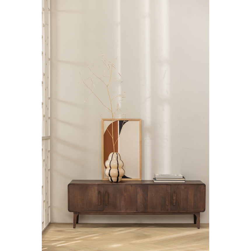 Liya TV-állvány – Mangófa, 150 cm