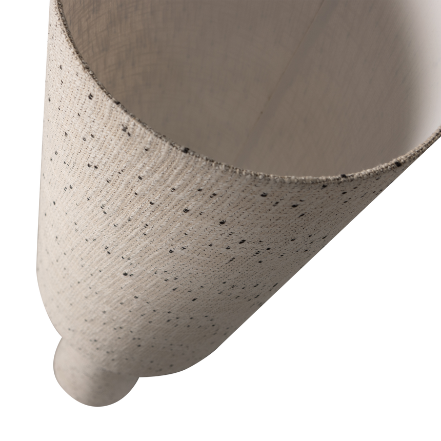 Loft állólámpa – Dolly bouclé kárpitozással, pöttyös mintával