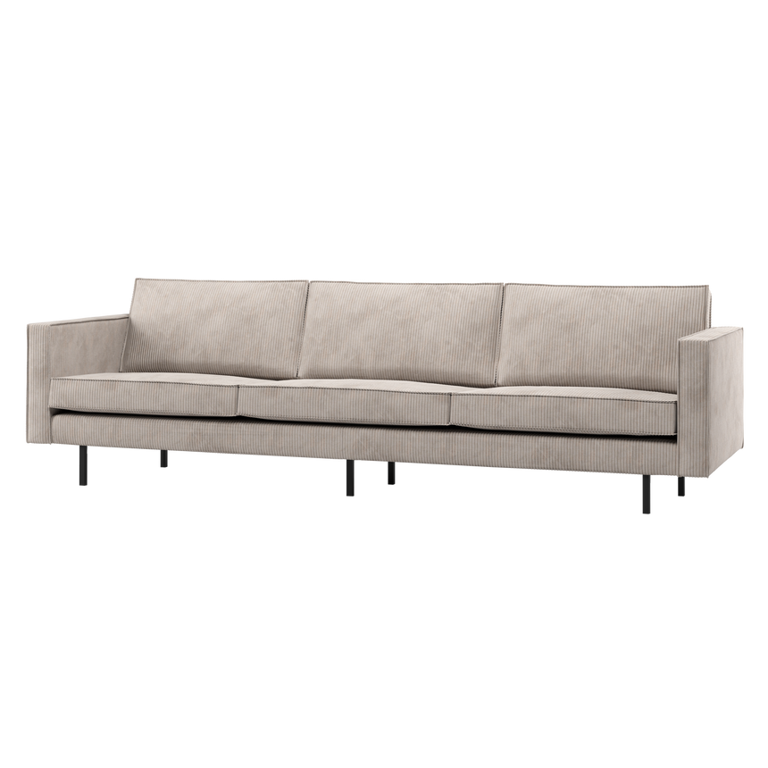 Rodeo 3 személyes kanapé – Modern elegancia és bordázott textúra