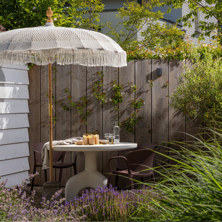 Luno kerek kerti asztal – Szállal erősített polimer