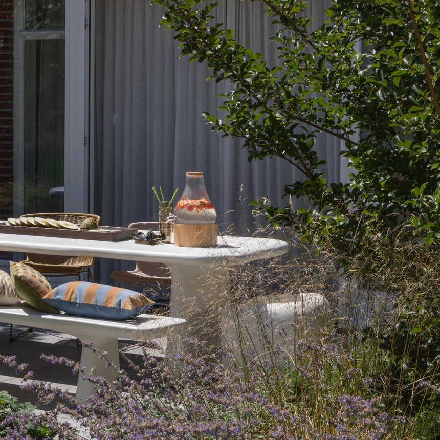 Loggia kerti pad – Organikus forma, 190 cm