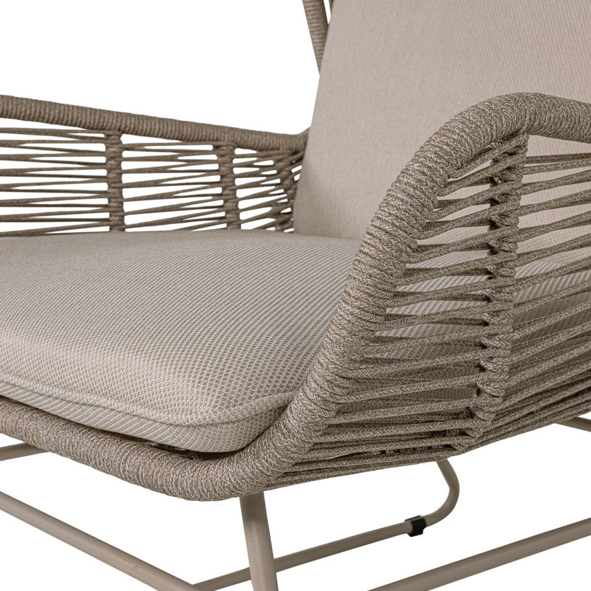 Grace kültéri lounge szék – Modern fonott design