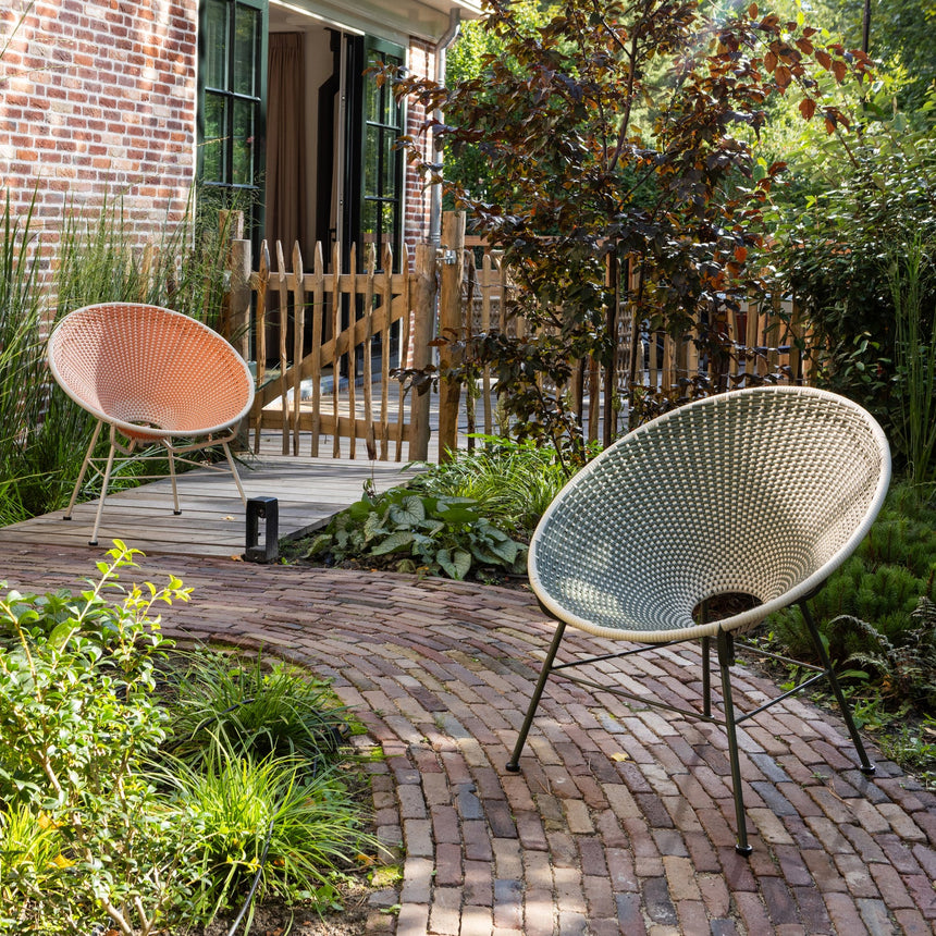 Kazoun fonott hatású kerti lounge fotel