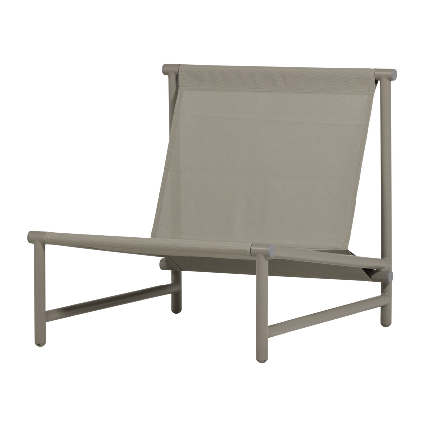 Elvo kerti lounge fotel – Minimalista alumínium vázzal