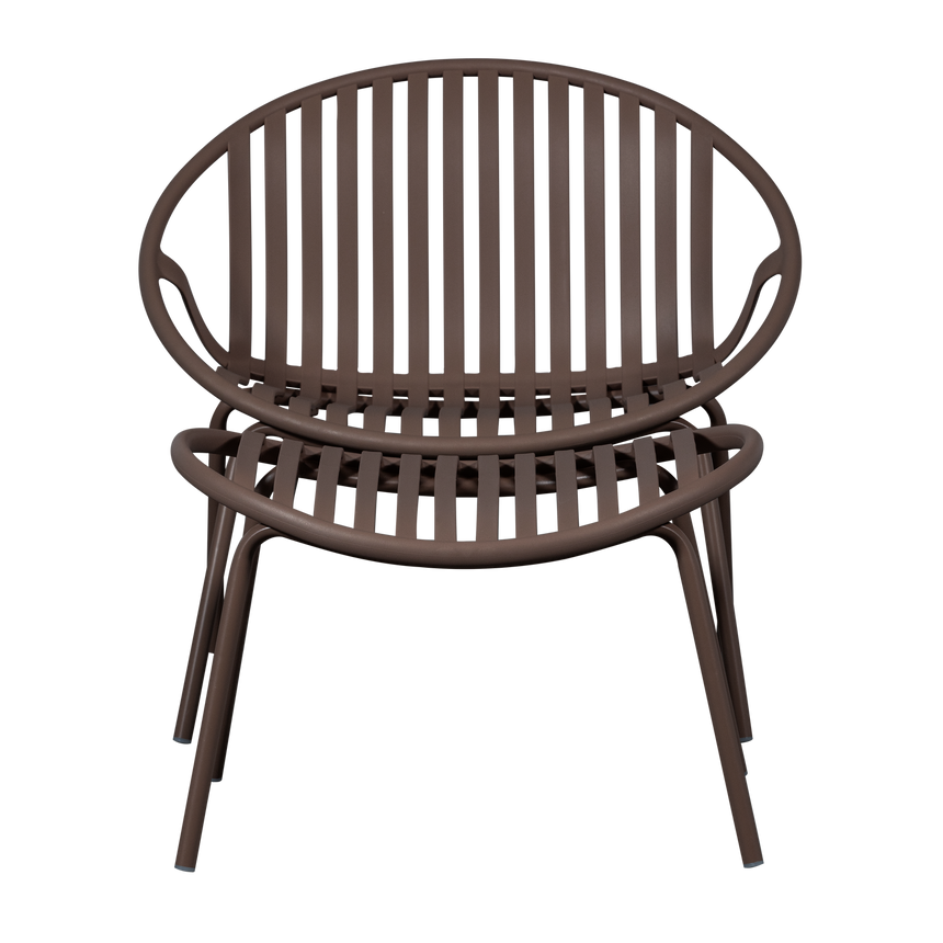 Bruce kerti fotel és lábtartó szett – Könnyed elegancia és teljes relaxáció