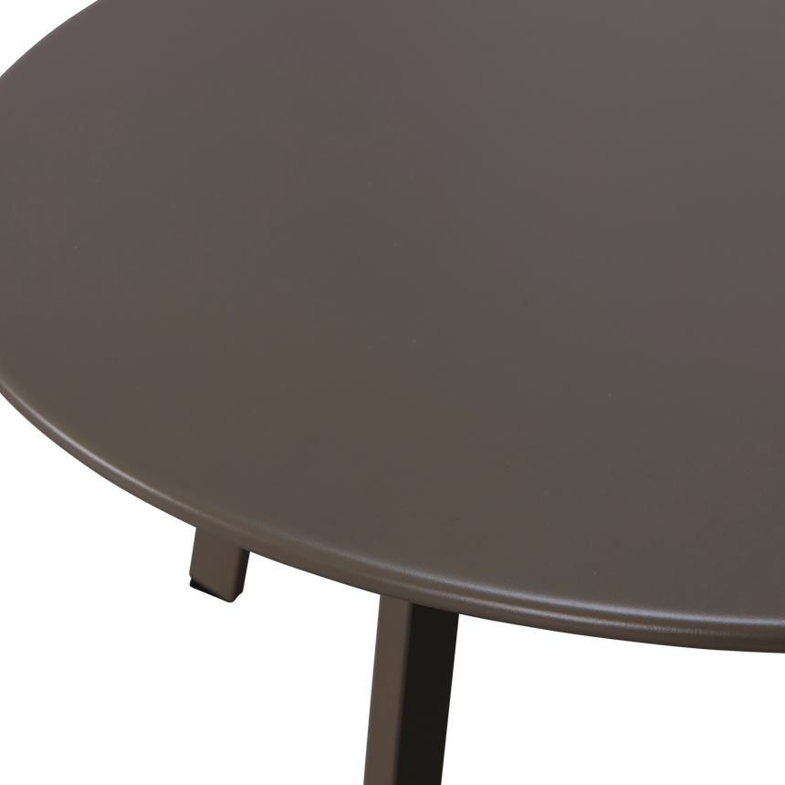 Fer fém dohányzó- és lerakóasztal – Ø 70 cm