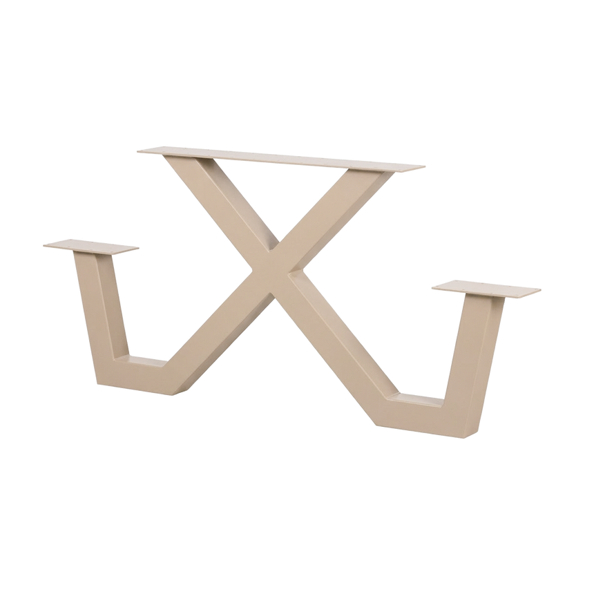 Tablo fém X-láb piknikasztalhoz – Modern kültéri design