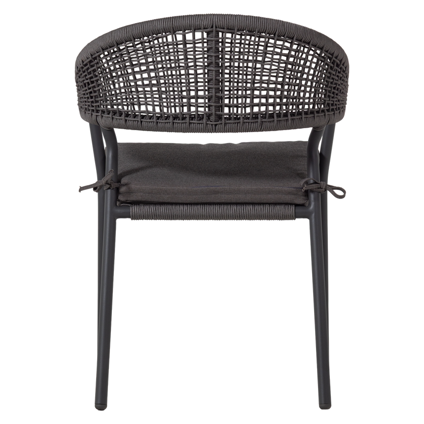 Rilo kerti szék – Alumínium vázzal és poliészter kötélfonattal