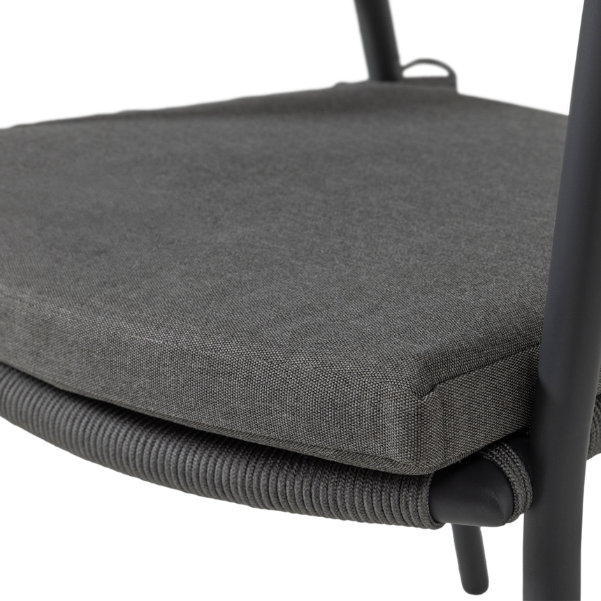 Rilo kerti szék – Alumínium vázzal és poliészter kötélfonattal