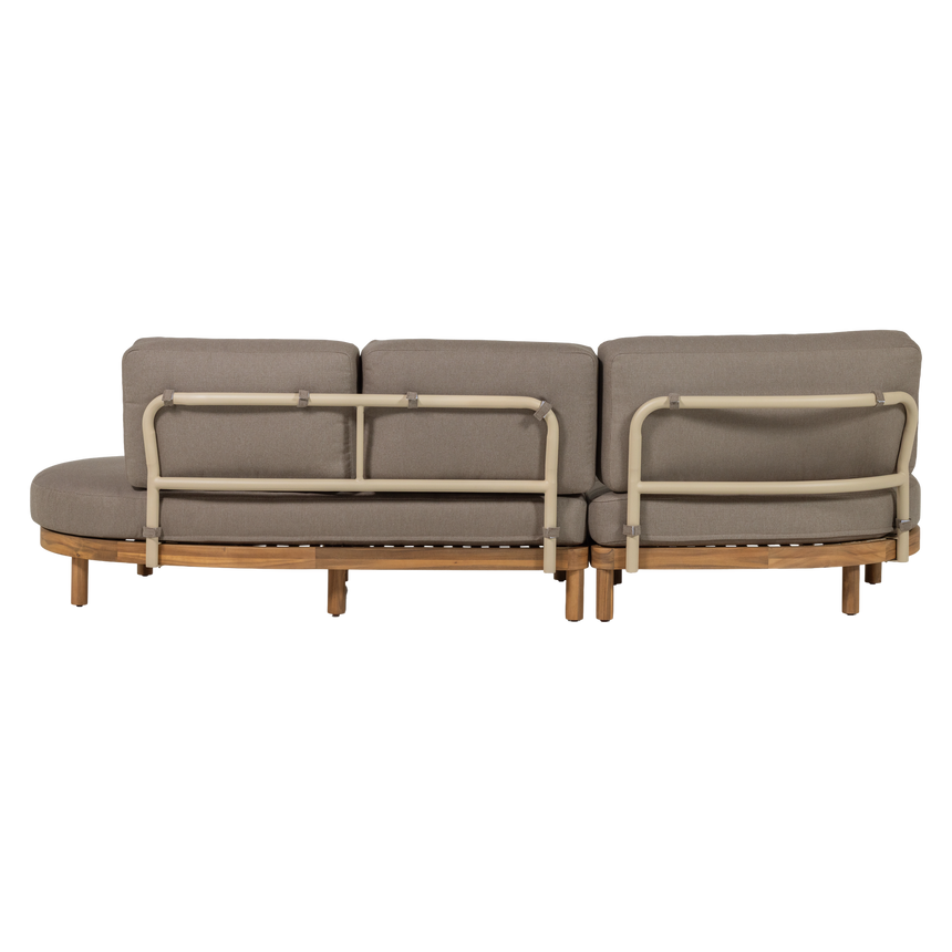 Zinto kerti sarokgarnitúra – Bal oldali kivitel, FSC akácfából