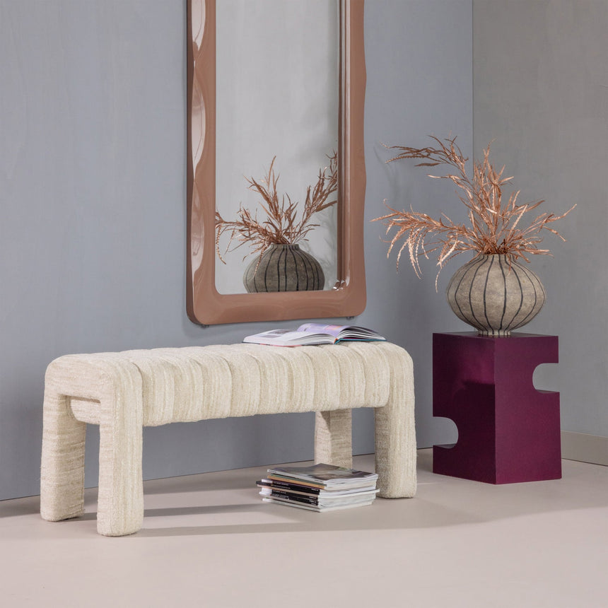 Frex kárpitozott pad – Bouclé