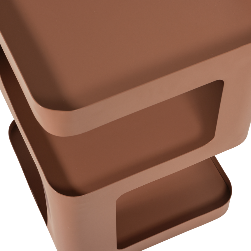 Riv lerakóasztal / Éjjeliszekrény – Fém