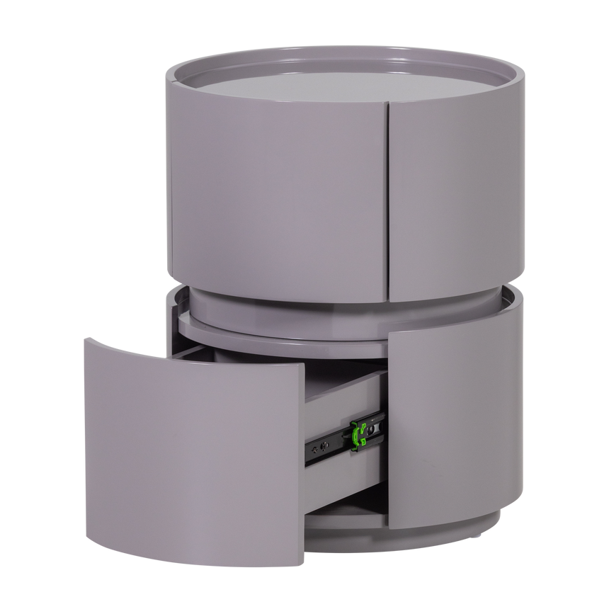 Lunex éjjeliszekrény és komód – Magasfényű kivitelben